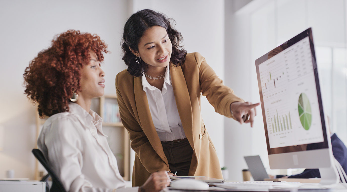 Woman Showing Person What is Data Analytics