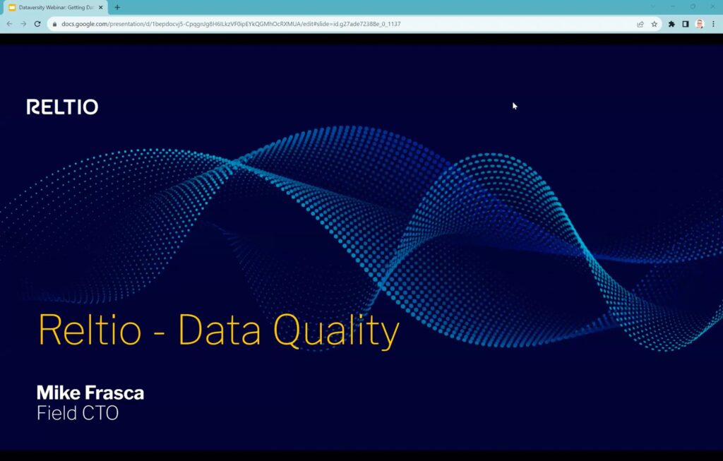 Click to play Reltio Video