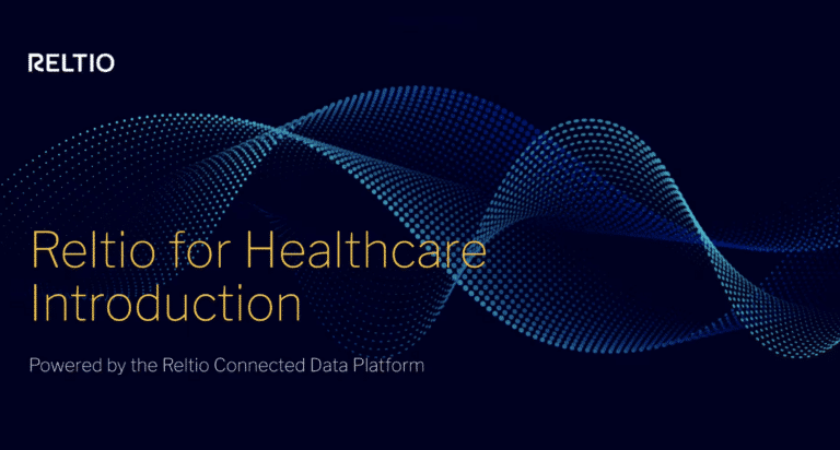 Reltio Healthcare Velocity Pack Introduction