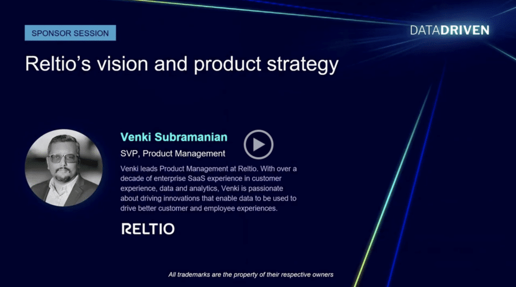 Click to play Reltio Video