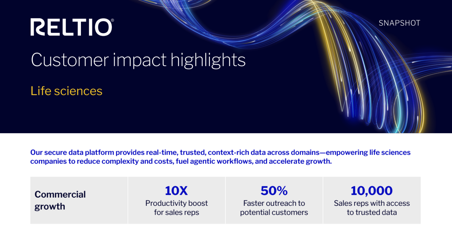 Customer impact highlights for life sciences.
