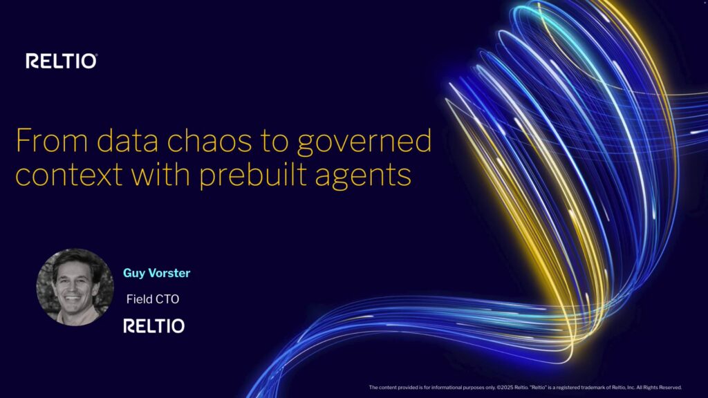 Reltio Context Intelligence platform demo series.
