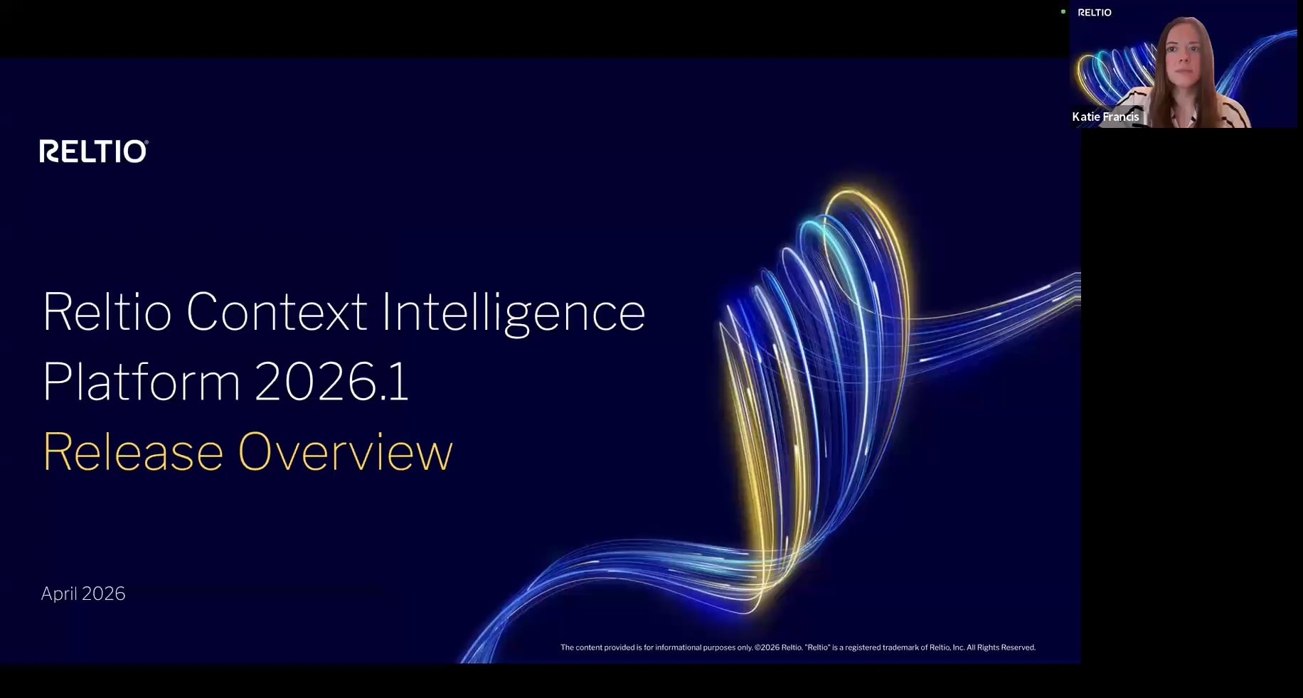 Click to play Reltio Video