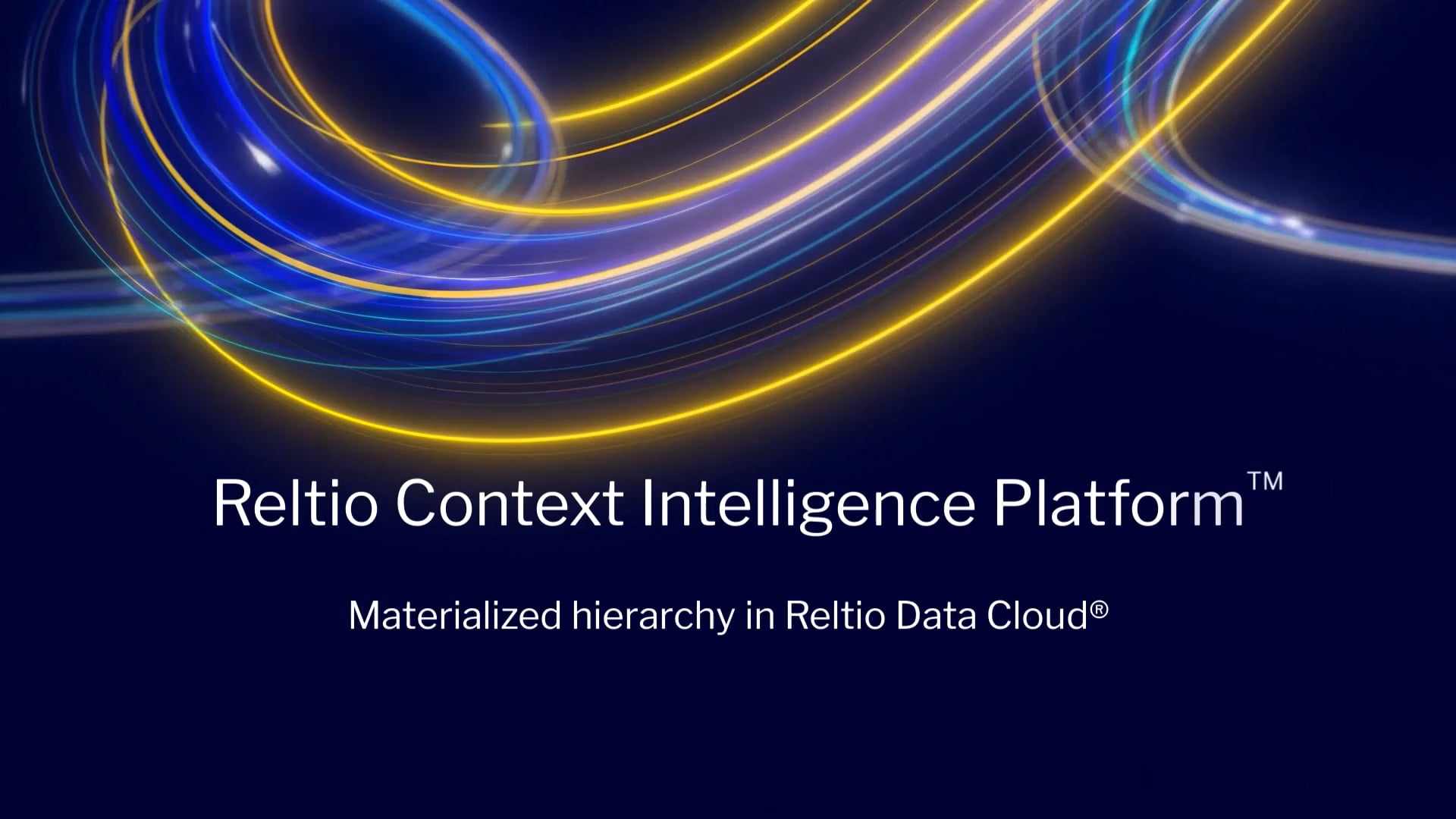 Click to play Reltio Video