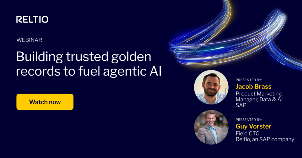 Building trusted golden records to fuel agentic AI